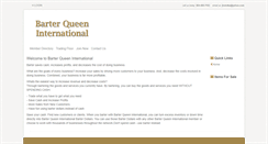 Desktop Screenshot of barterqueenintl.com